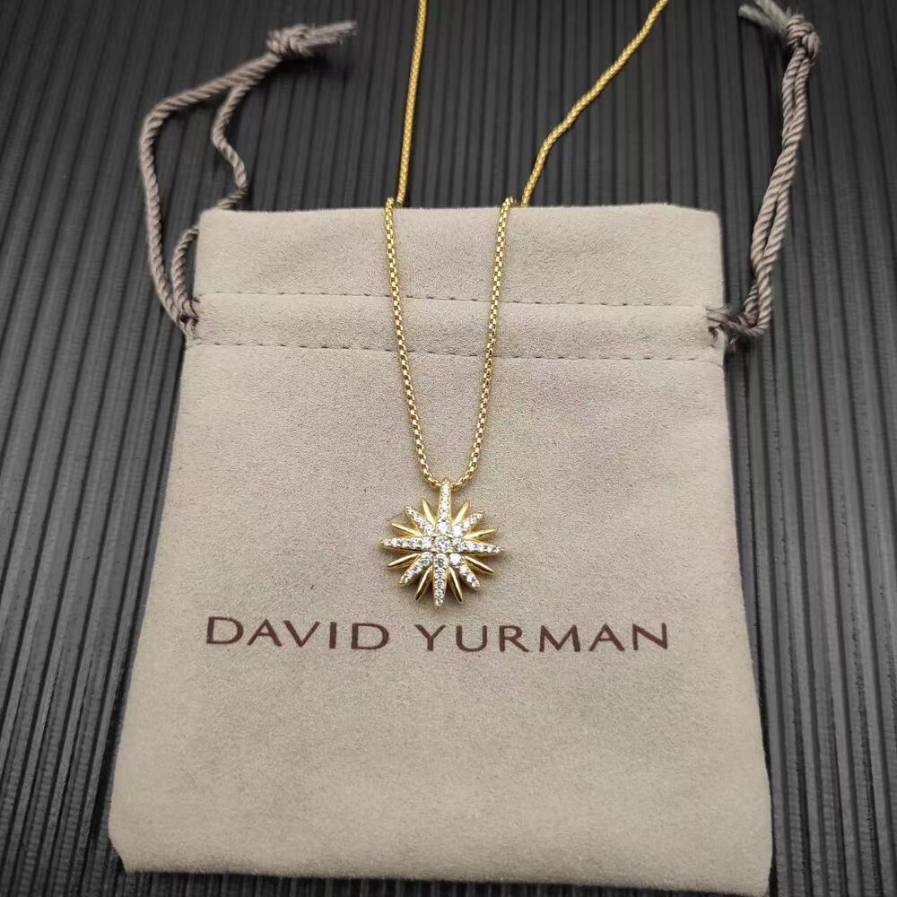 David Yurman Starburst Pendant Necklace